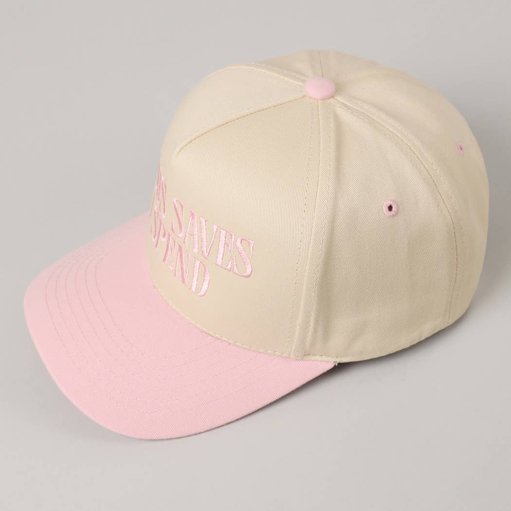 JESUS SAVES I SPEND Embroidered Trucker Hat